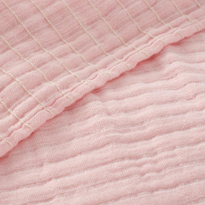 100% Cotton Muslin Bed Blanket Queen Size Throw Blanket for Couch