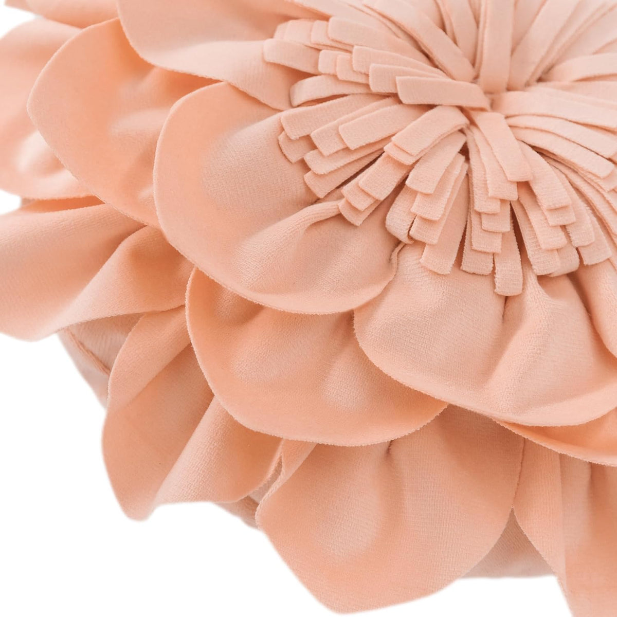 Decorative Throw Pillow with Insert 14 Inch Peach Pink