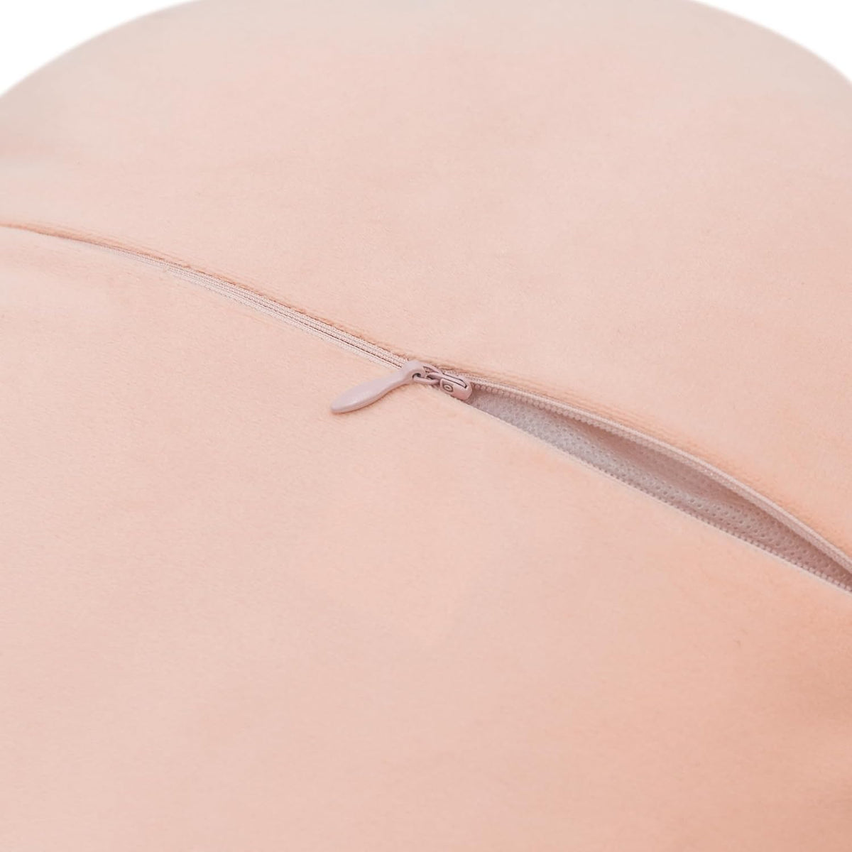 Decorative Throw Pillow with Insert 14 Inch Peach Pink