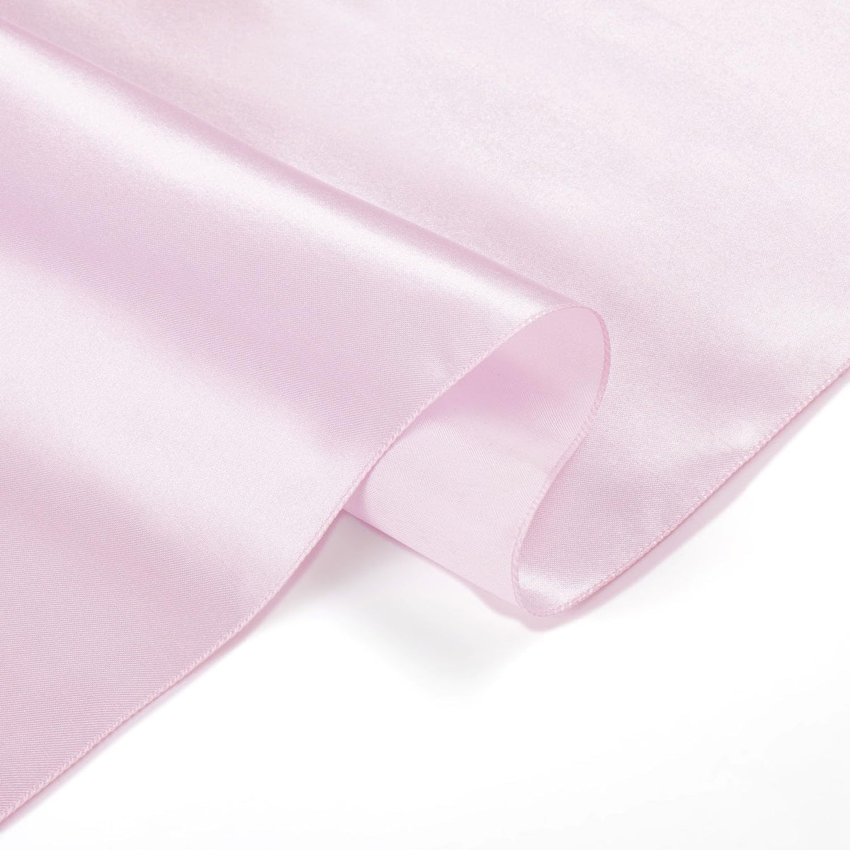 Light Pink Satin Table Runner, 12x108 Inches, 12 Pack