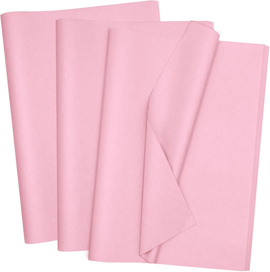 100 Sheets Pink Tissue Paper 20x14 Inches Tissue Paper for Gift Bags Wrapping Tissue Paper Bulk for DIY Crafts Birthday Baby Shower Festival Holidays Decorative