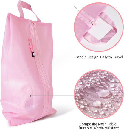 Shoe Bag for Travel, Water-Resistant Shoe Pouch for Sports