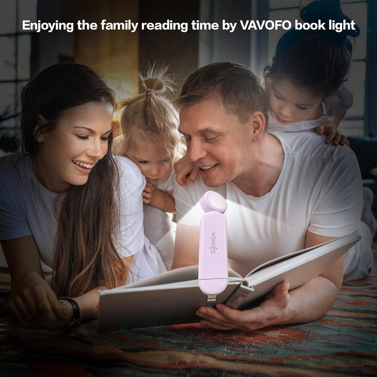 USB Rechargeable Book Light, Bookmark Clip on LED Reading Light