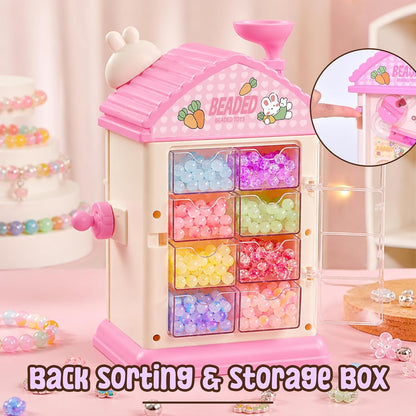 Bracelet Making Kit- Auto Beaded Jewelry Maker Toy Gift for Girls 6-12