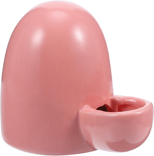 Mini Pet Water Dispenser for Small Animals Pink Hamster Drinking Fountain Quiet and Easy to Use for Mice Hedgehogs and Other Little Pets
