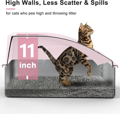 Stainless Steel Litter Box | XL Metal Cat Litter Boxes with Lid