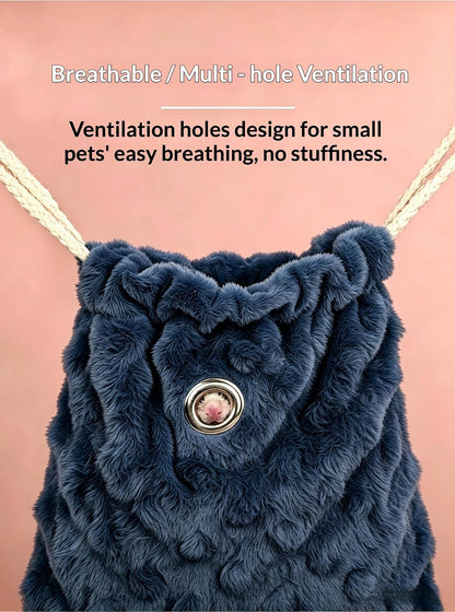 Sugar Glider Bonding Pouch Warm Travel Carrier Hamster Nest & Strap (Pink)