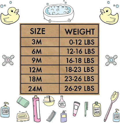 Hooded Baby Bath Towel and Washcloth 6 Piece Set for Newborns, Infants & Toddlers, Boys & Girls Baby Hooded Towels Set (Pink Bows and Teddy Bears)