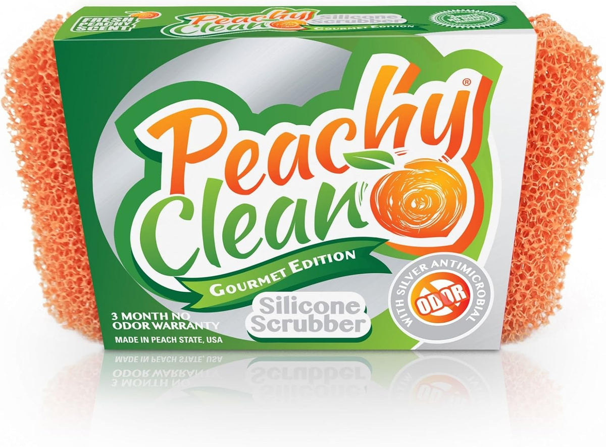 Gourmet Silicone Scrubber (Qty 1) with Fresh Peachy Fragrance