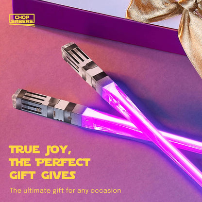 Chop Sabers Light Up LightSaber Chopsticks, 1 Pair, Pink