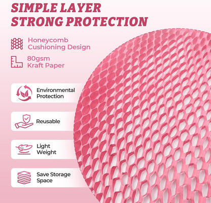 Honeycomb Packing Paper Eco-Friendly: 12" x 100' for Moving Packing