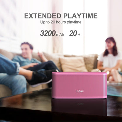 SoundBox Plus Portable Bluetooth Speaker with 16W Stereo Sound-Pink