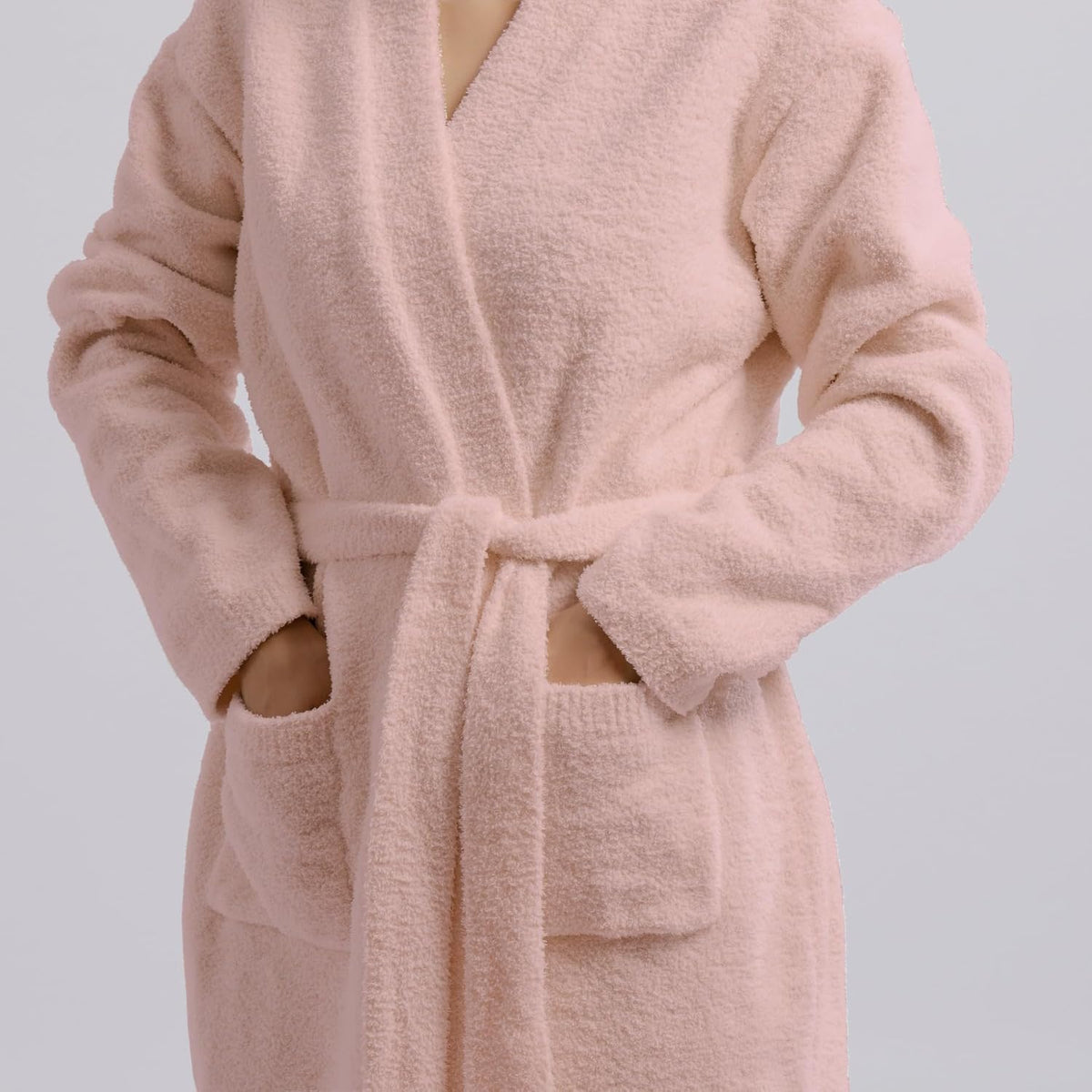 Women’s Robe Luxury Knit Bathrobe for Women Ultra-Soft Plush Fleece Robe, Cozy Spa-Like Longwear (One Size)