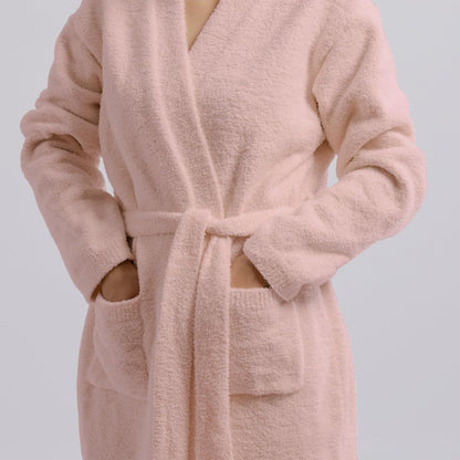 Women’s Robe Luxury Knit Bathrobe for Women Ultra-Soft Plush Fleece Robe, Cozy Spa-Like Longwear (One Size)