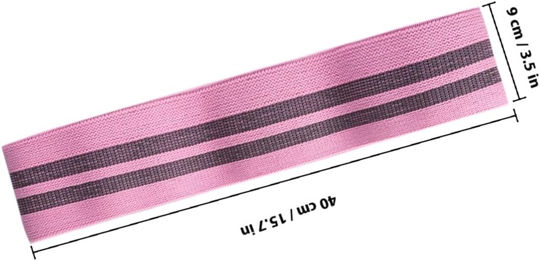Resistance Hip Band for Women Pink Elastic Booty Builder Tension Band for Squats Glute Activation Leg Exercises Hip Thrusts Lightweight Fitness Workout Gym and Home Use