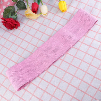 Resistance Hip Band for Women Pink Elastic Booty Builder Tension Band for Squats Glute Activation Leg Exercises Hip Thrusts Lightweight Fitness Workout Gym and Home Use