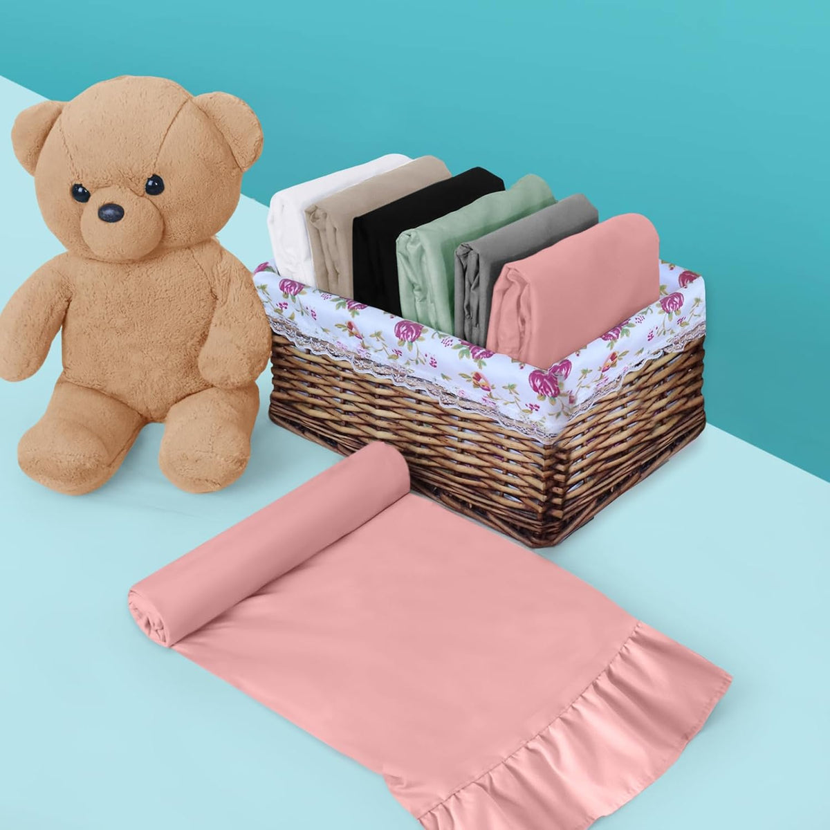 13"x18" Toddler Pillow Cases Set of 2, Pink