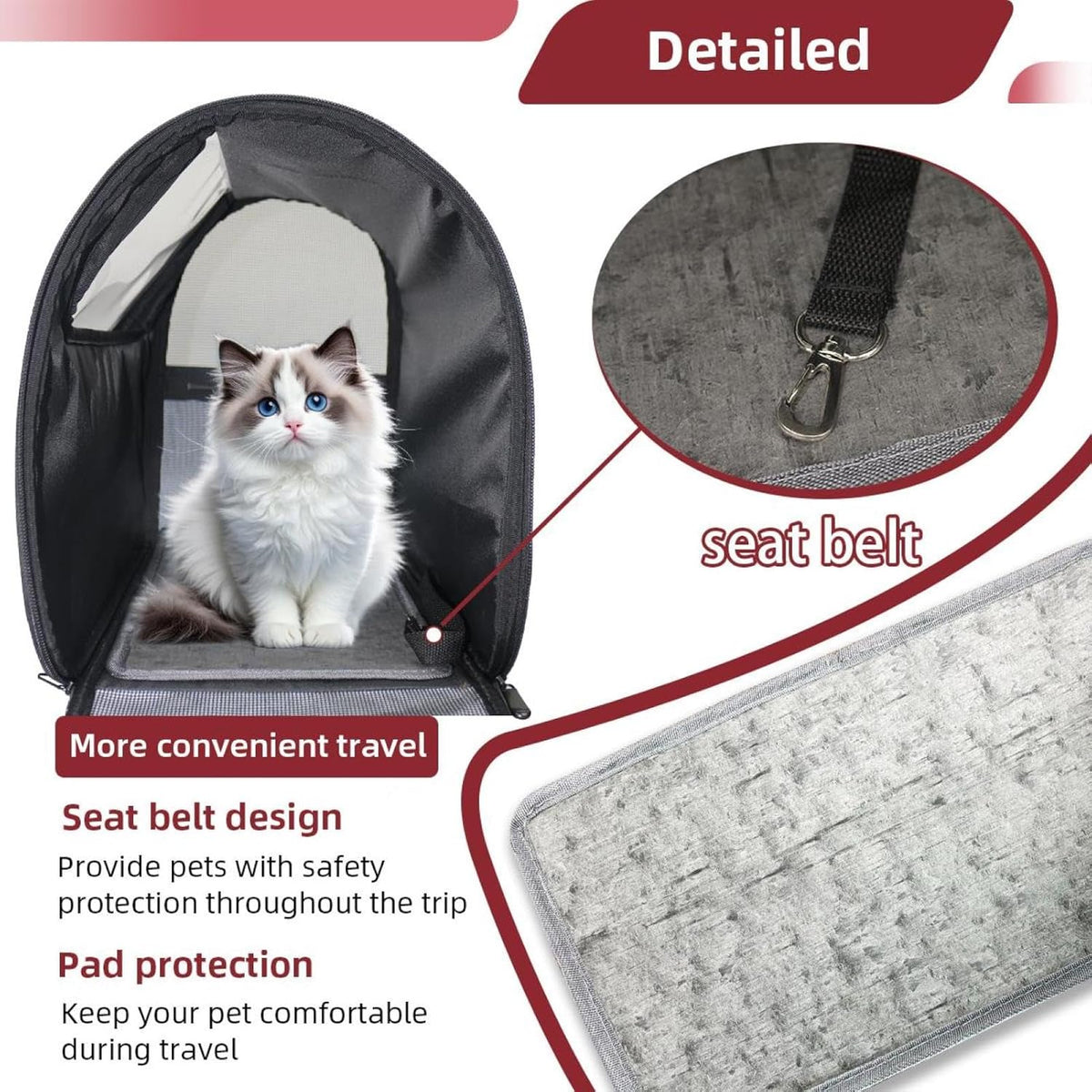 Pink Leopard Print (1) Cat Backpack Carrier, Pet Backpack for Dog Cat Puppy Kitty, Travel Carrier for Hiking Walking Outdoor Use
