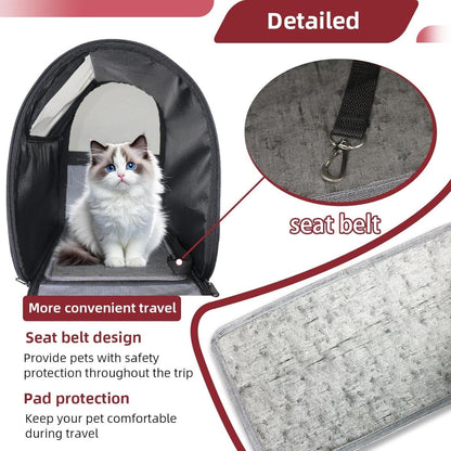 Pink Leopard Print (1) Cat Backpack Carrier, Pet Backpack for Dog Cat Puppy Kitty, Travel Carrier for Hiking Walking Outdoor Use