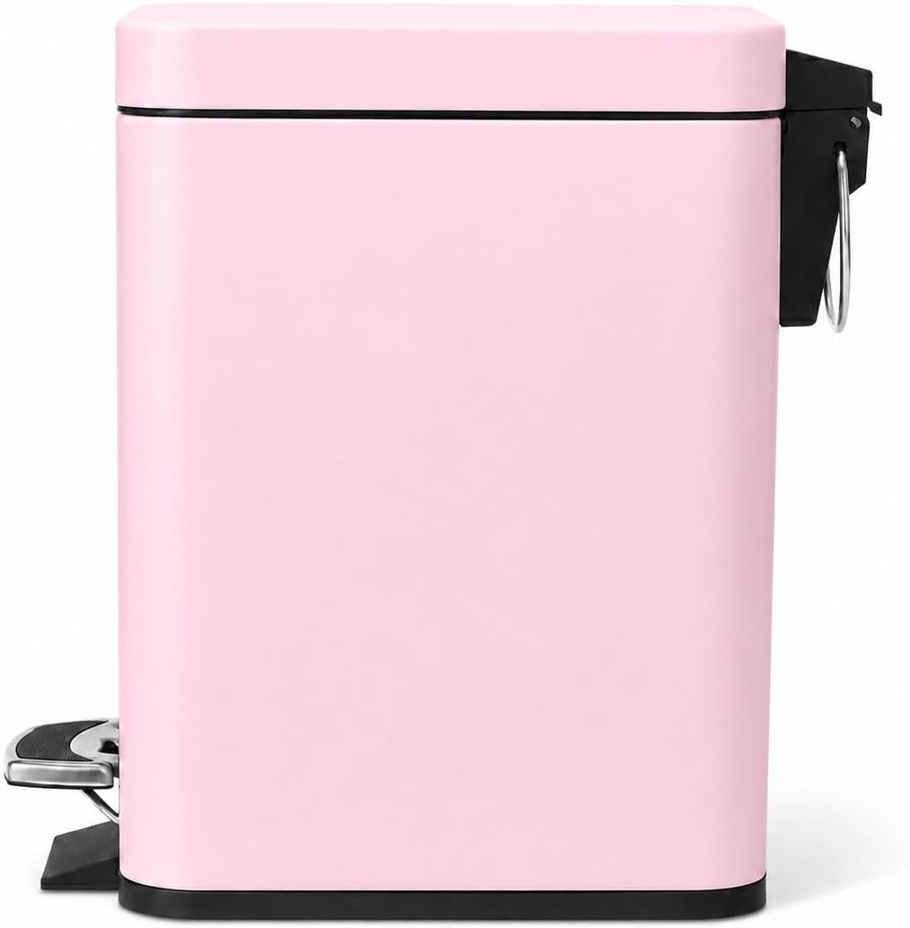1.3 Gallon Stainless Steel Small Trash Can with a Lid