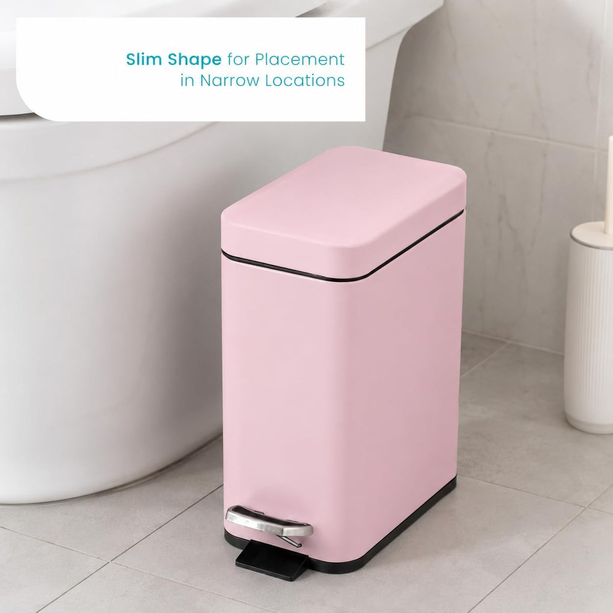 1.3 Gallon Stainless Steel Small Trash Can with a Lid