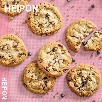 Pink Perforated Silicone Baking Mat,23.6"Lx15.7"W (Pink,2pcs)