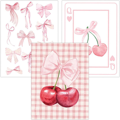 3 Pack Pink Bows Diamond Art Kits for Adults 12x16 inch