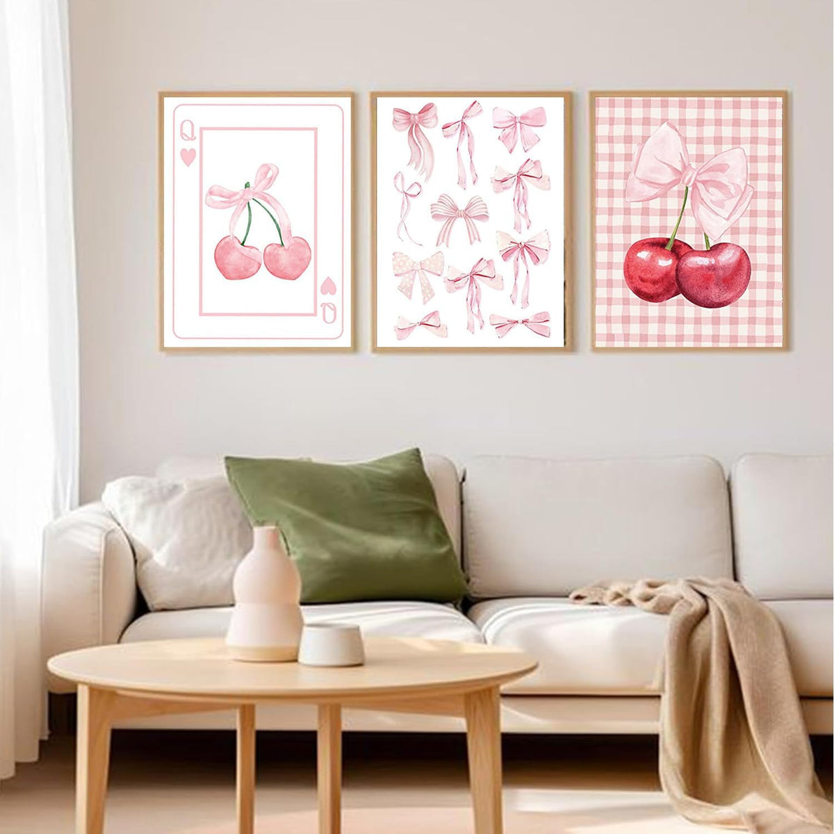 3 Pack Pink Bows Diamond Art Kits for Adults 12x16 inch