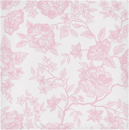 Pink Floral Cloth Napkins Set of 6 Pack 20 Inches, Washable Kitchen Table Dinner Napkins for Wedding| Hotel| Home Party
