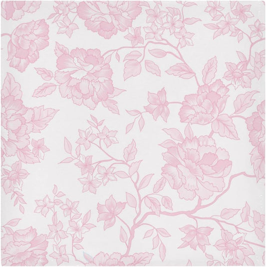 Pink Floral Cloth Napkins Set of 6 Pack 20 Inches, Washable Kitchen Table Dinner Napkins for Wedding| Hotel| Home Party