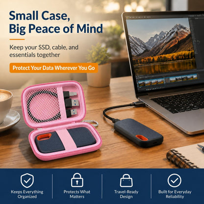 Hard Case for SanDisk Extreme Portable External Solid State Drive