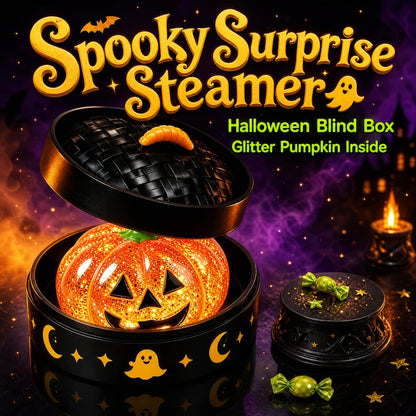 Halloween Pumpkin Squishy Blind Box with Steamer