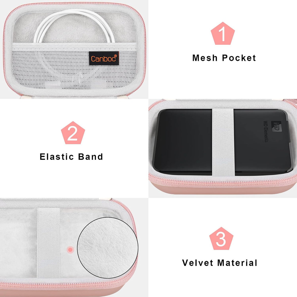 Hard Drive Case for Western Digital Elements WD My Passport