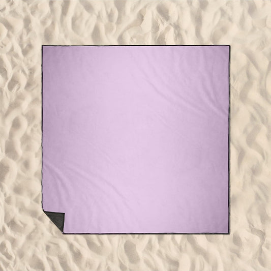 Light Pink - Pastel Shabby Chic Girly Girl Pale Baby Pink - Feminine Plain Simple Solid Color Picnic Blanket