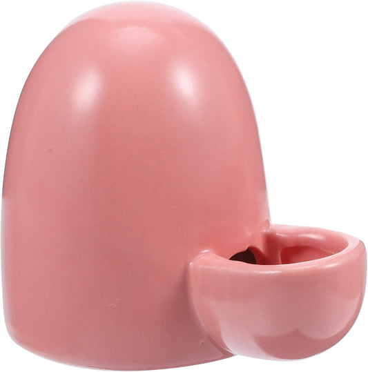 Mini Pet Water Dispenser for Small Animals Quiet Drinking Fountain for Hamsters Mice and More Design Prevents Spills for Trips Pink