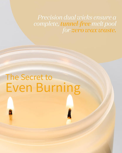 Lychee Peach Blossom Scented Candle, 70-Hour Burn Time