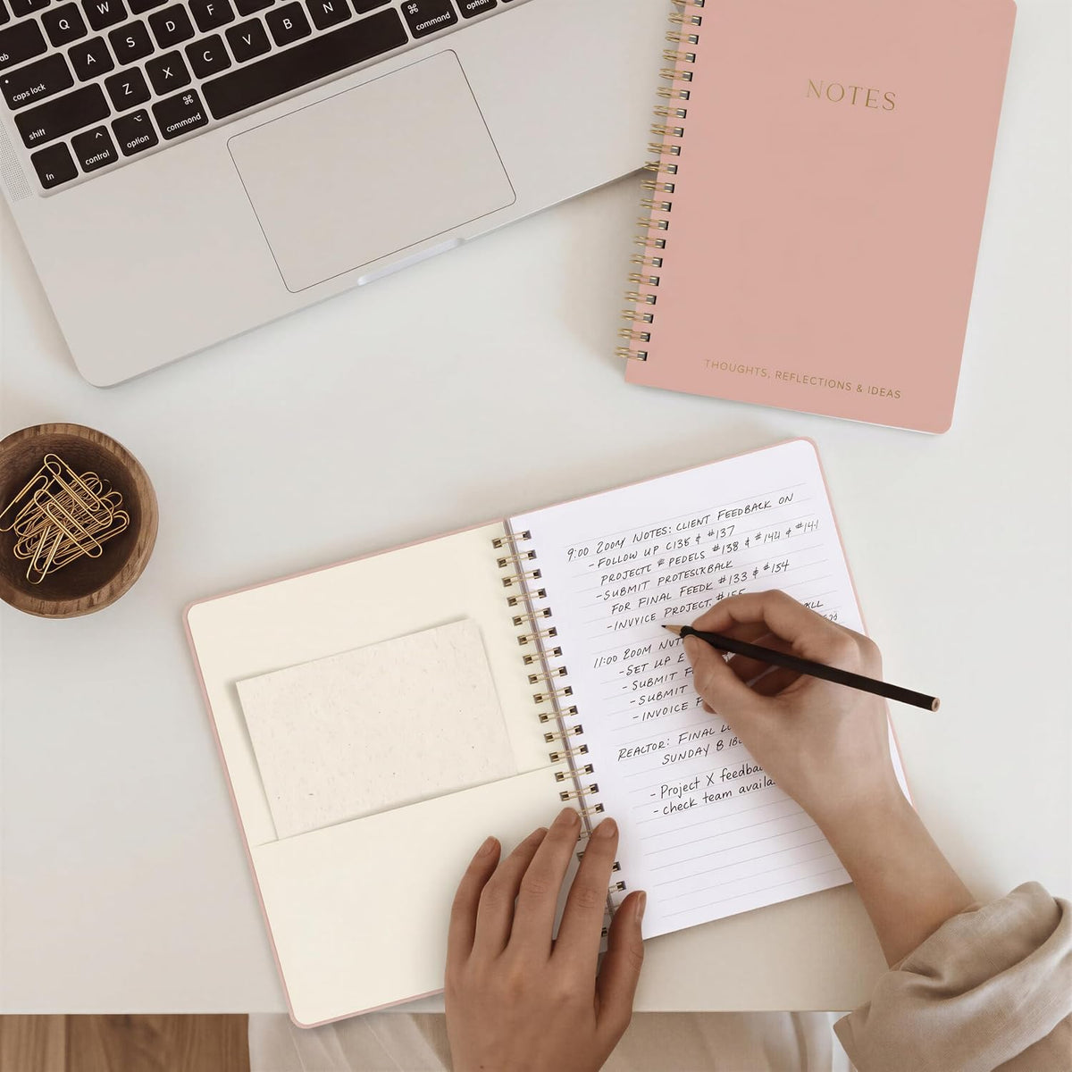 Aesthetic Spiral Notebook Set of 2 For Women and Men - College Ruled A5