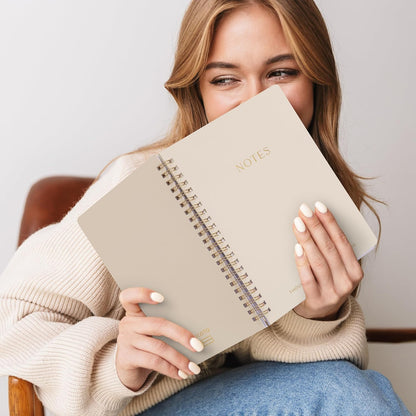 Aesthetic Spiral Notebook Set of 2 For Women and Men - College Ruled A5