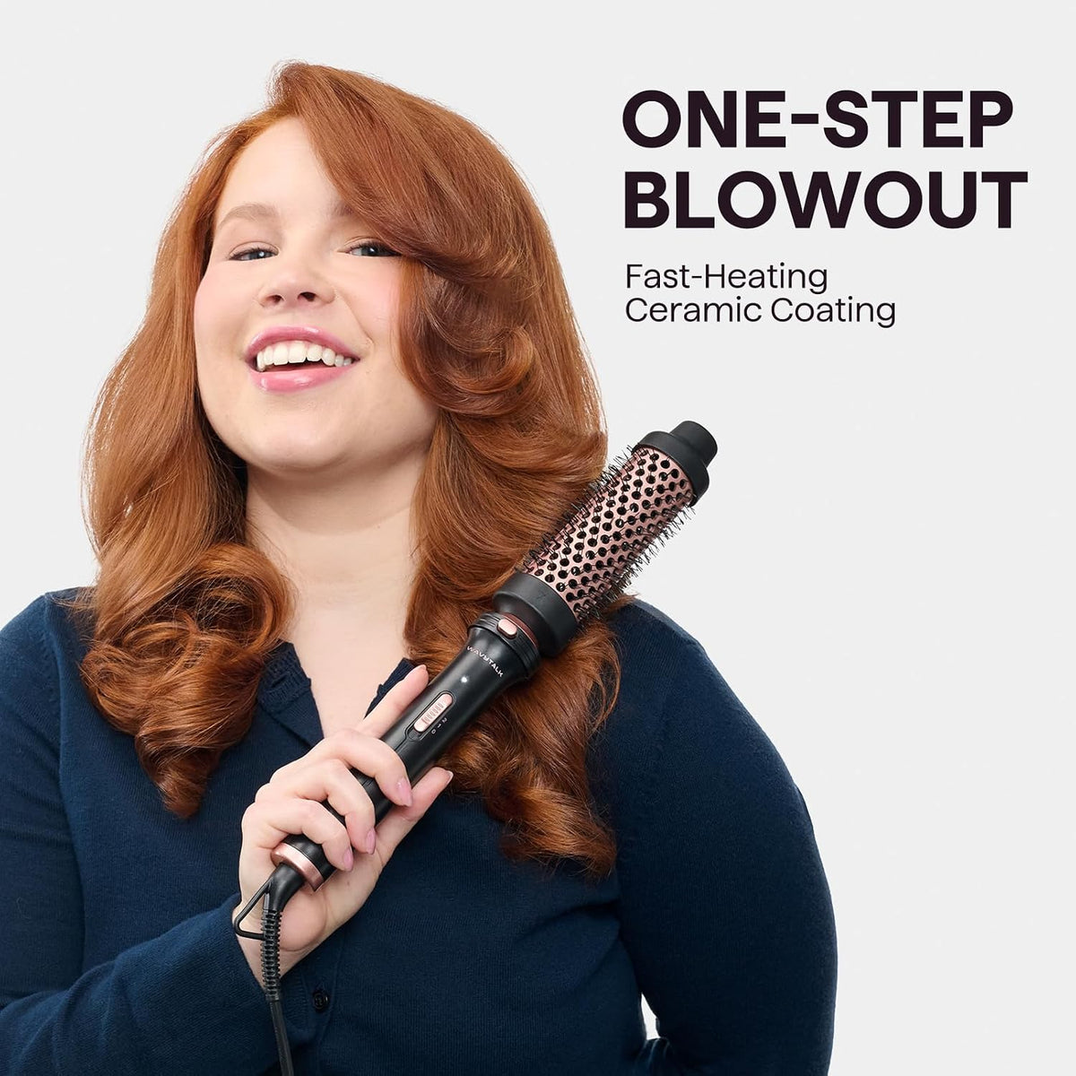 Wavytalk 5 in 1 Curling Wand Set with Thermal Brush & 0.5"-1.25" Barrels