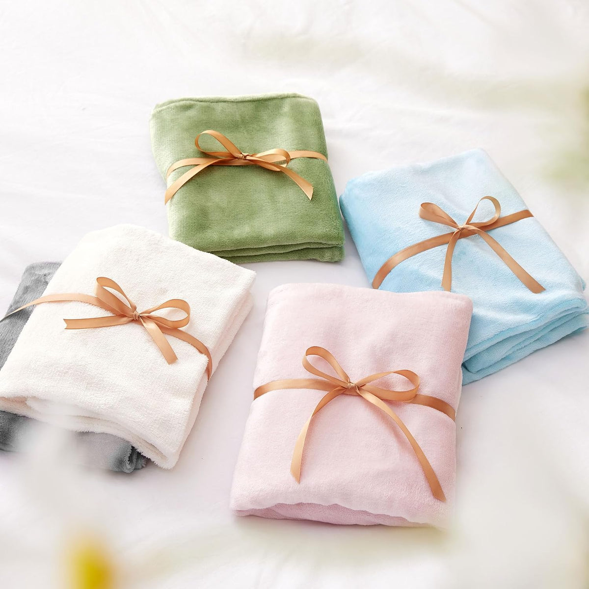 Flannel Pillowcases Standard Set of 2, Dusty Pink, 20x26 Inches