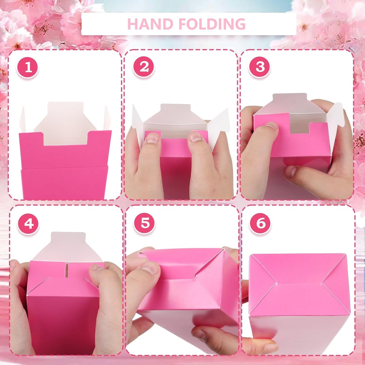 18 Pack Party Boxes Pink Candy Boxes Gift Bags Party Favor Bags Goodie Bags Treat Bags Pink Doll Favor Box for Birthday