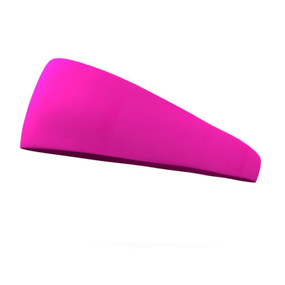 Headbands for Women, Tapered Anti Slip Workout Headbands That Stay In Place, Absorbent, Moisture Wicking, For Running, Yoga, Skiing and More, Bright Neon Pink, 3 Inch
