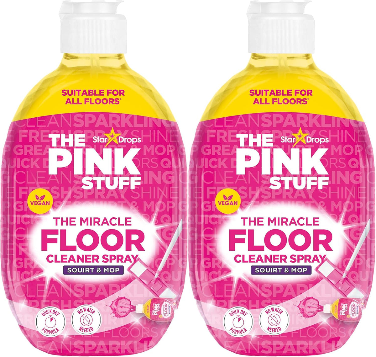 Stardrops The Miracle Floor Cleaner Spray 25 Fl Oz 2Pk