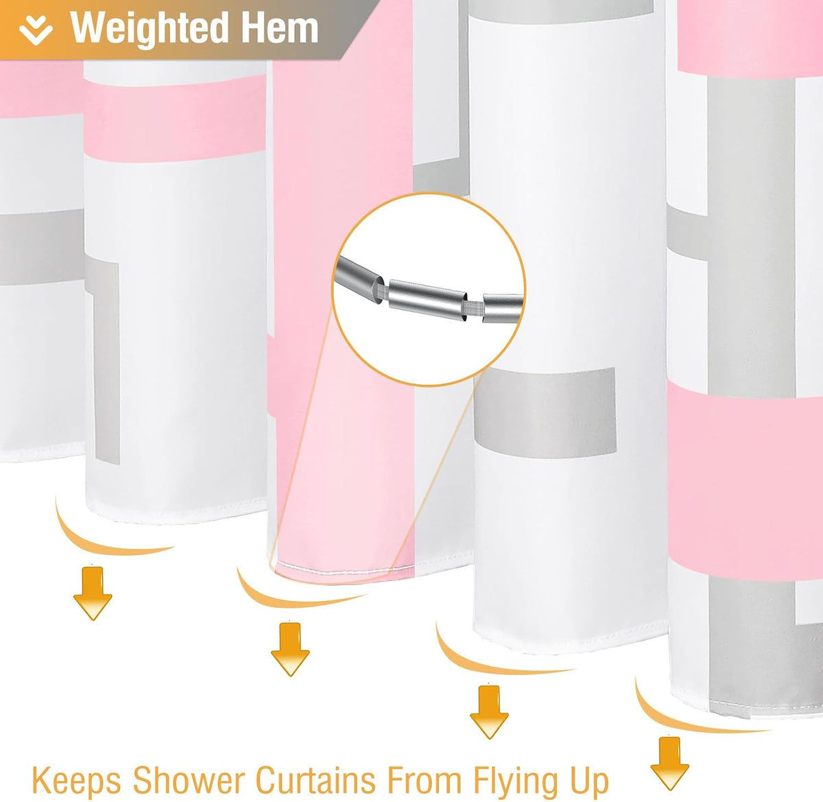 BTTN 36x72 Stall Geometric Waterproof Cloth Set, Pink