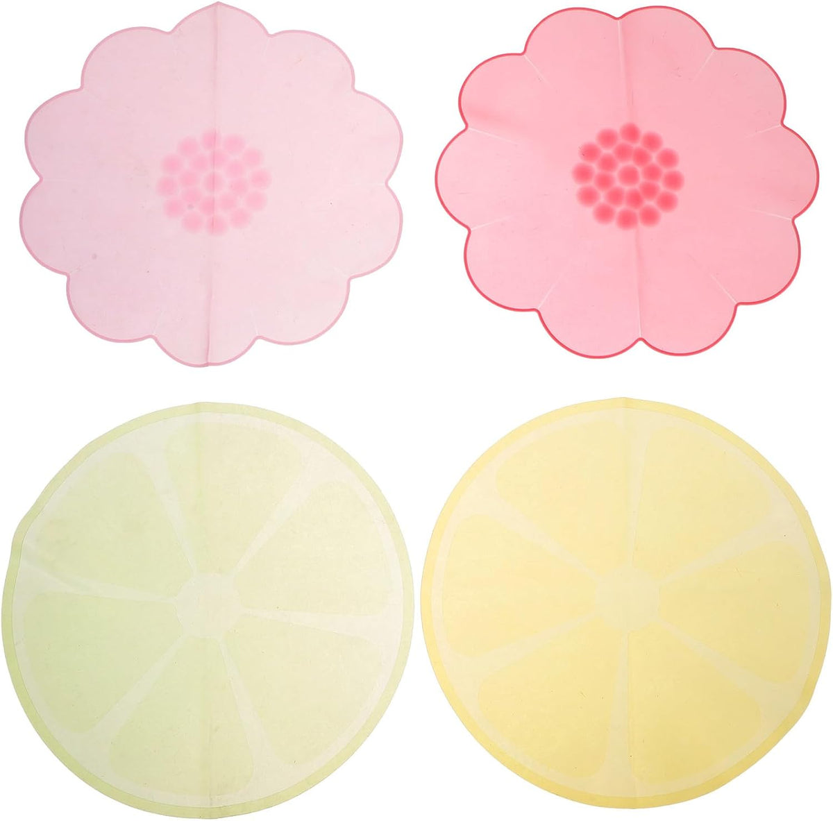 4 Pack Silicone Bowl Covers Replacement Lids for Cans and Bowls