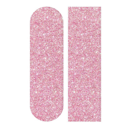 Pink Glitter Skateboard Grip Tape, Bubble Free Anti Slip Longboard Grip Tape Sheet Sticker Deck Sandpaper for Rollerboard, 33 x 9 Inch,g300869602p670c711s1496