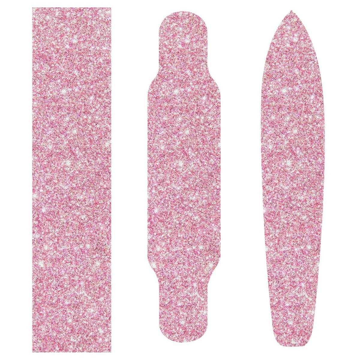 Pink Glitter Skateboard Grip Tape, Bubble Free Anti Slip Longboard Grip Tape Sheet Sticker Deck Sandpaper for Rollerboard, 33 x 9 Inch,g300869602p670c711s1496