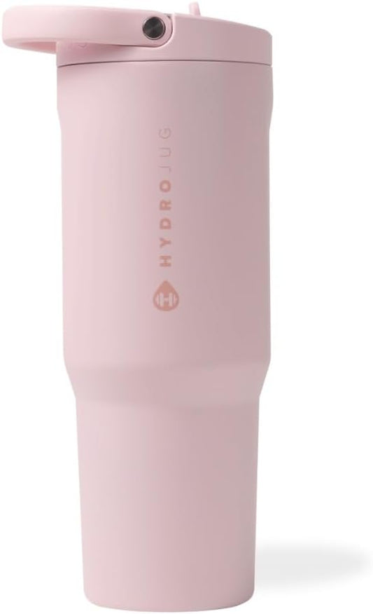 HydroJug Sport 32 oz Insulated Stainless Steel Water Bottle, Pink Sand