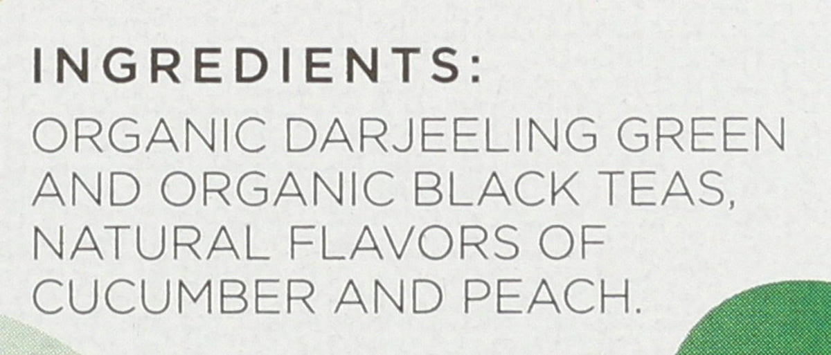 Peachy Green Tea Organic- 20 Bag