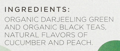 Peachy Green Tea Organic- 20 Bag